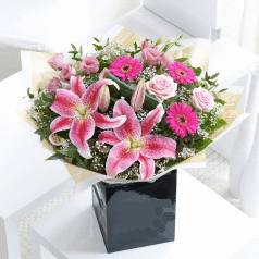 Pink Radiance Hand Tied